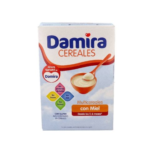 DAMIRA 8 CEREALES CON MIEL 600 GR