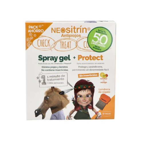 PACK NEOSITRIN PROTECT  NEOSITRIN 1 SPRAY GEL LÍQUIDO 100 ML 60 ML