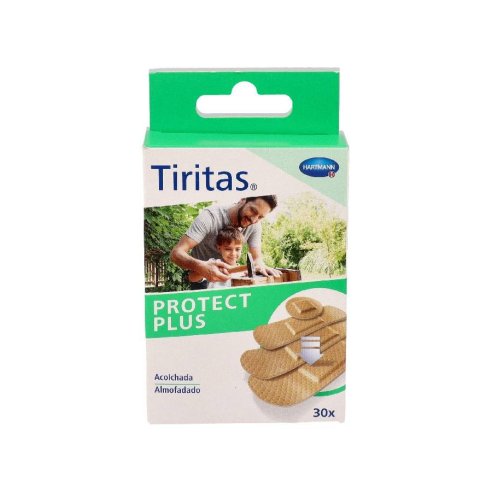 TIRITAS PROTECT PLUS APOSITO ADHESIVO 30 U 4 TAMAÑOS