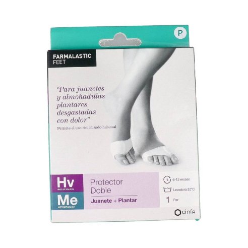 ALMOHADILLA METATARSAL FARMALASTIC DOBLE PROTECCION T - P