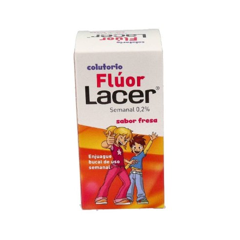 LACER COLUTORIO FLUOR FRESA 0,2 100 ML