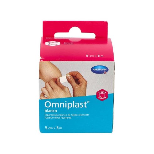 ESPARADRAPO OMNIPLAST TELA BLANCO 5X5 CM