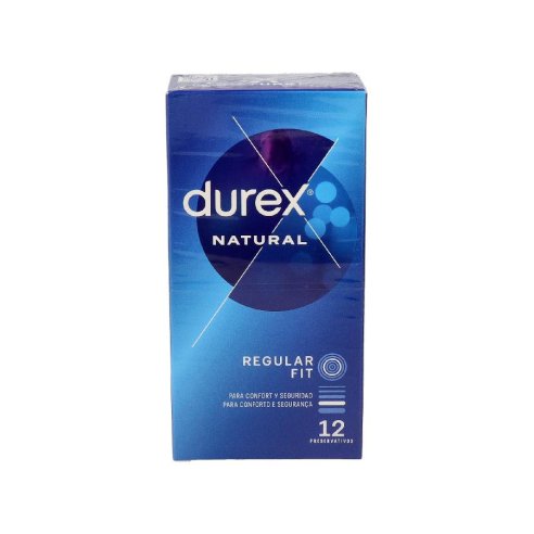 PRESERVA.DUREX NATURAL PLUS EASY ON 12U.