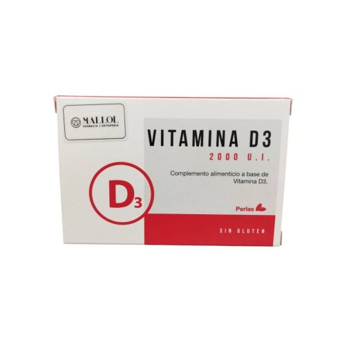 MALLOL VITAMINA D3 2000 UI 60 PERLAS