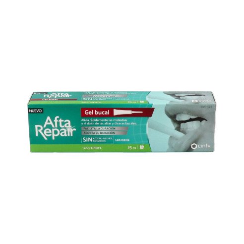 AFTA REPAIR GEL  1 ENVASE 15 ML SABOR MENTA