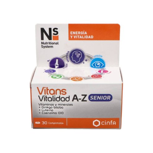 NS VITANS VITALIDAD A-Z SENIOR  30 COMPRIMIDOS