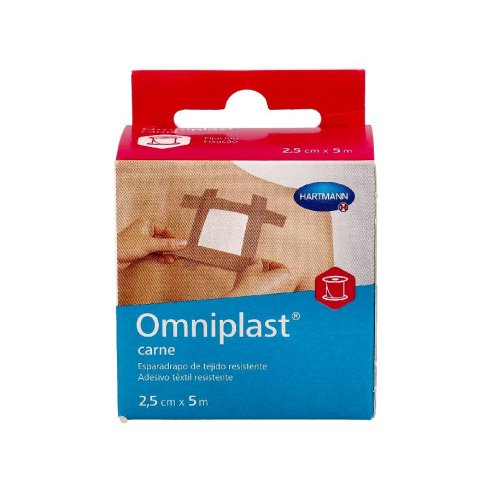 ESPARADRAPO OMNIPLAST TELA ROSA 5MX2,5CM