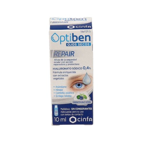 OPTIBEN OJOS SECOS REPAIR  FRASCO 10 ML
