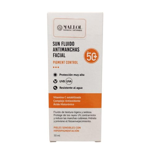 MALLOL SUN FLUIDO FACIAL ANTIMANCHAS SPF50 50 ML