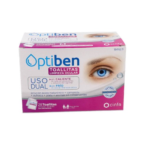 OPTIBEN TOALLITAS USO DUAL  28 TOALLITAS