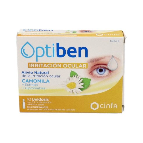 OPTIBEN OJOS IRRITADOS 10 AMPOLLAS