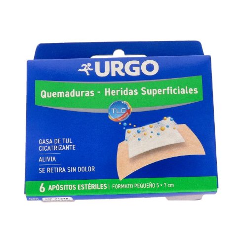 URGO QUEMADURAS 6 APOSITOS MEDIANOS