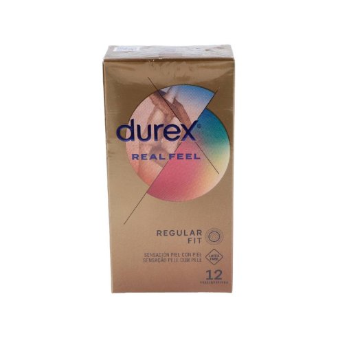 DUREX REAL FEEL PRESERVATIVO SIN LATEX  12 U