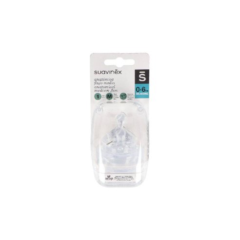 TETINA SILICONA ANATOMICA SUAVINEX T1M 2 U
