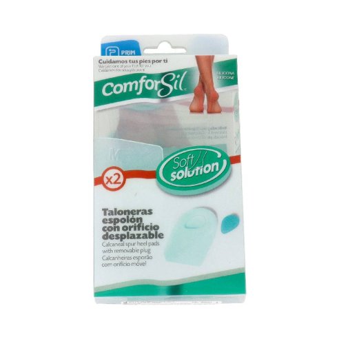 TALONERA ESPOLON ORIFICIO DESPLAZABLE COMFORSIL SILICONA T- MED 2 U