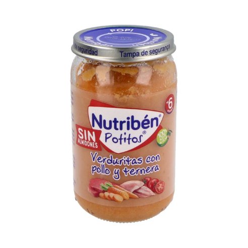 NUTRIBEN POLLO Y TERNERA CON VERDURITAS  POTITO 235 G