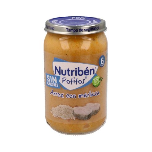 NUTRIBEN SUPREMA DE MERLUZA CON ARROZ  POTITO 235 G