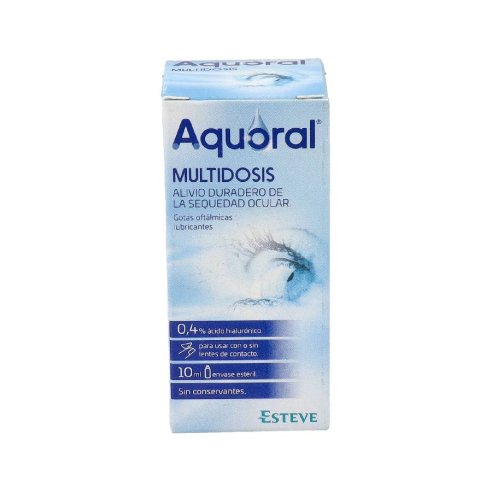 AQUORAL GOTAS HUMECTANTES C/ A HIALURONICO 0.4 GOTAS OFTALMICAS LUBRICANTES ESTERILES MULTIDOSI