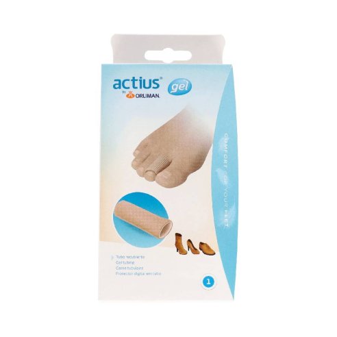 TUBO RECUBIERTO INTERIOR GEL ORLIMAN FEETPAD GL-106 15 CM T-XS