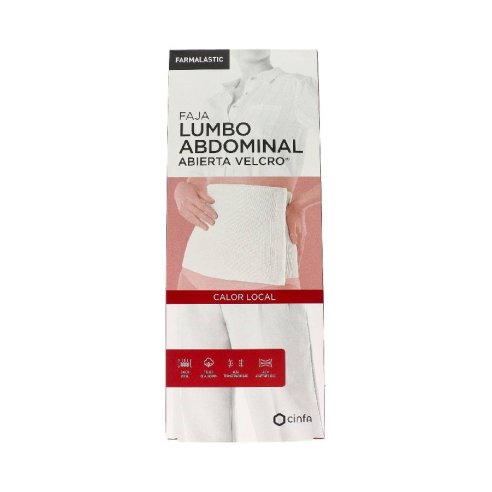 FAJA FARMALASTIC ALGODON VELCRO T1 BLANC