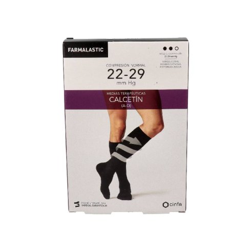 CALCETIN FARMALASTIC NORMAL NEGRO T/GDE