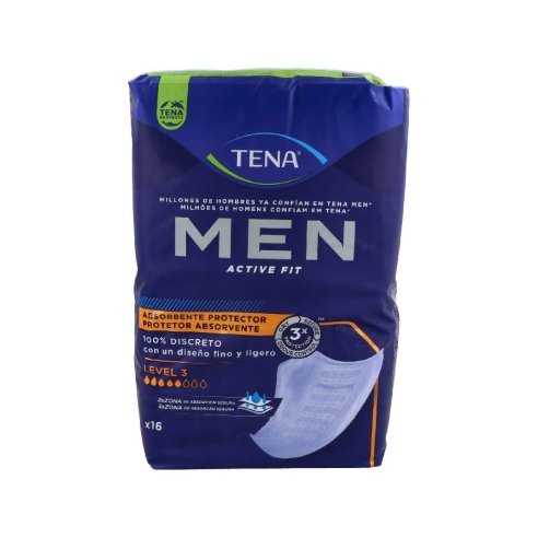 TENA FOR MEN LEVEL 3 16 UND.