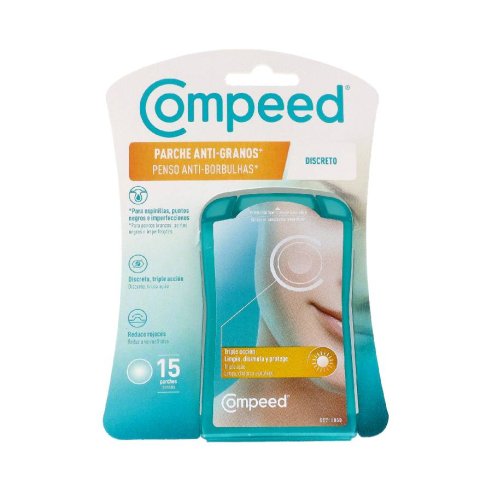 COMPEED PARCHE ANTI-GRANOS DISCRETO TRIPLE ACCION  15 UNIDADES