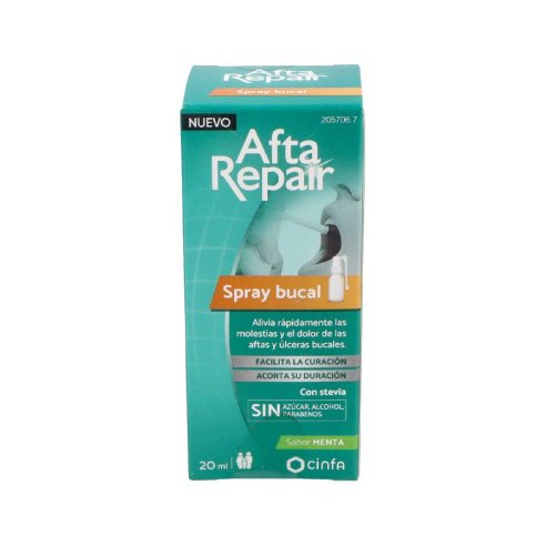 AFTA REPAIR SPRAY BUCAL  1 ENVASE 20 ML SABOR MENTA