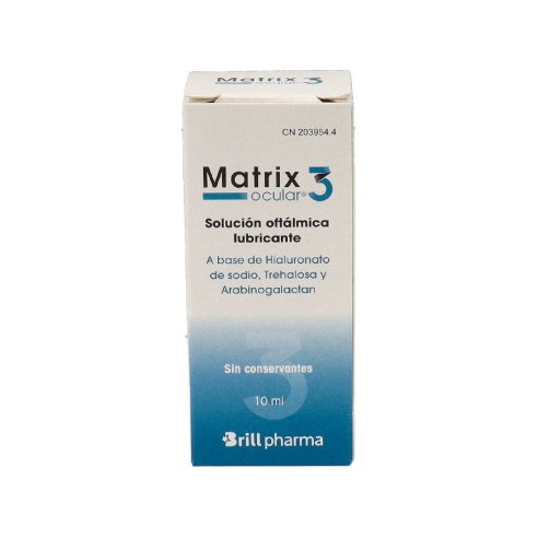 MATRIX OCULAR 3 SOLUCION OFTALMICA LUBRICANTE  1 ENVASE 10 ML