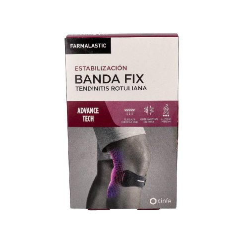 BANDA TENDINITIS ROTULIANA FIX FARMALASTIC ADVANCE 1 UNIDAD TALLA UNICA