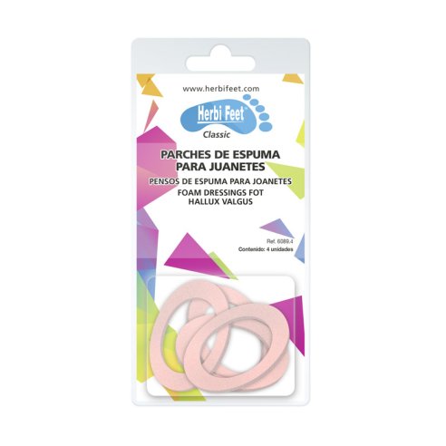 HERBI FEET PARCHES ESPUMA JUANETE