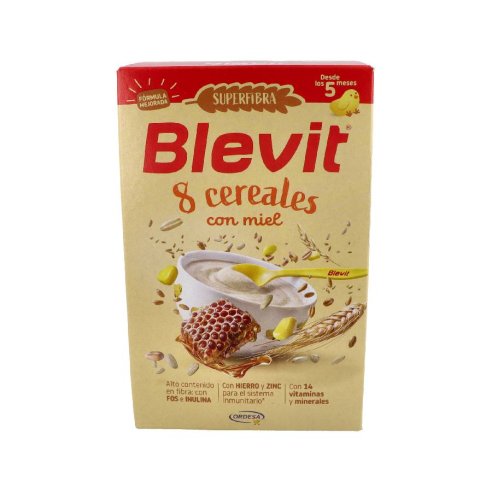BLEVIT SUPERFIBRA 8 CEREALES Y MIEL 500 GR