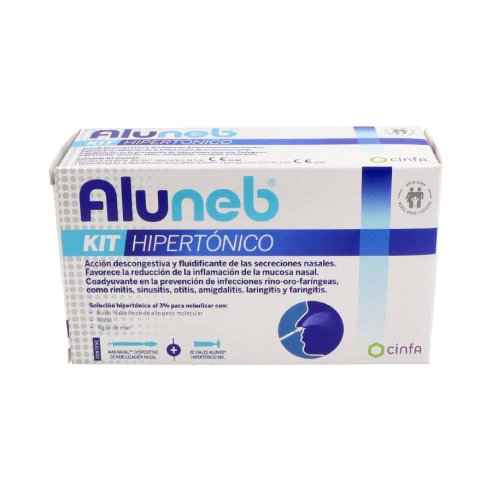 ALUNEB HIPERTONICO  KIT 20 VIALES 5 ML  1 DISPOSITIVO