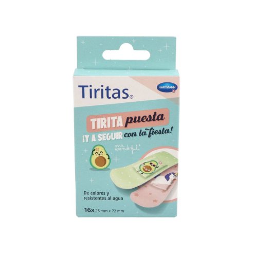 TIRITAS MR. WONDERFUL APOSITO ADHESIVO 16 UNIDADES 72 MM X 25 MM