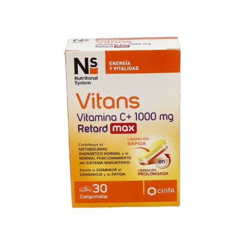 NS VITANS VITAMINA C 1000 MG RETARD MAX  30 COMPRIMIDOS