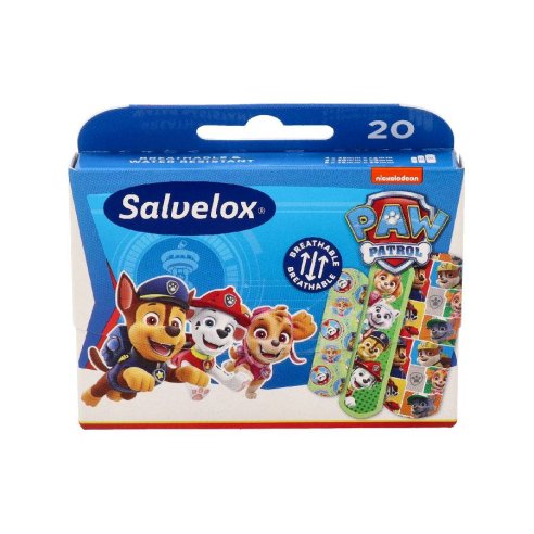 SALVELOX APOSITO ADHESIVO PAW PATROL 20 TIRAS SURTIDAS