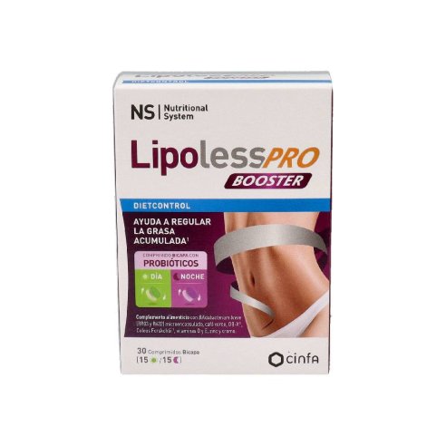 NS DIETCONTROL LIPOLESS PRO BOOSTER  30 COMPRIMIDOS BICAPA