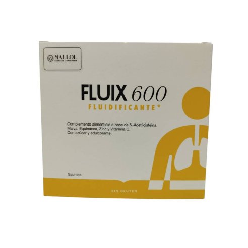 MALLOL FLUIX 600 - 10 SOBRES SABOR MELOCOTON