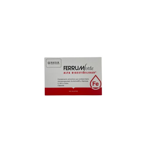 MALLOL FERRUM FORTE ALTA DIGESTIBILIDAD 30 CAPS