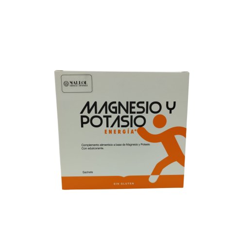 MALLOL MAGNESIO Y POTASIO ENERGIA 20 SOBRES