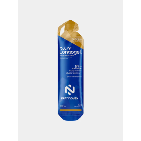 NUTRINOVEX LONGOGEL 360 CAFEINA SABOR NOCCIOLA 60GR