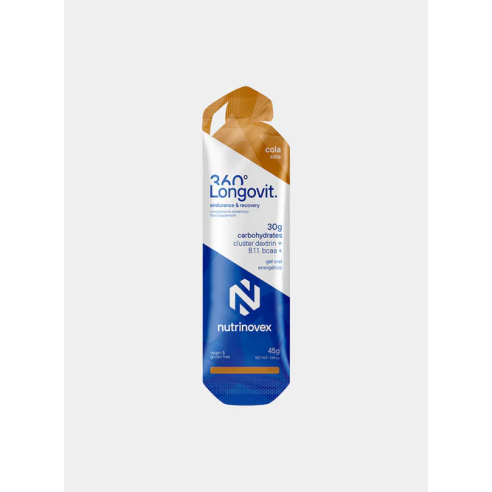NUTRINOVEX LONGOVIT ENERGY GEL SABOR COLA 40G