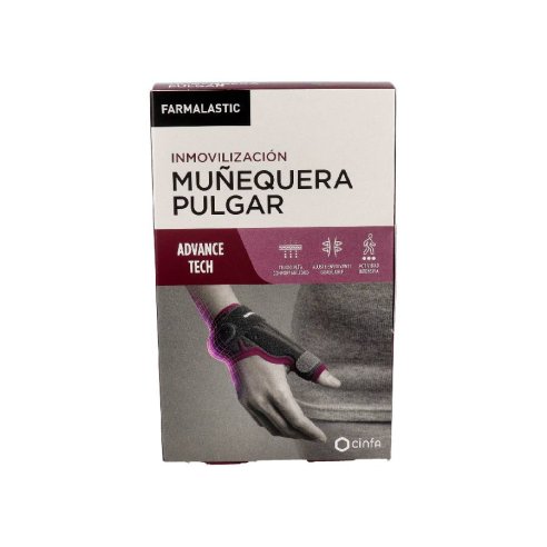 MUÑEQUERA INMOVILIZADORA PULGAR FARMALASTIC ADVANCE T- 1
