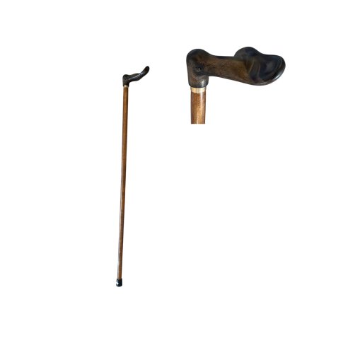 MULETA ANATOMICA IMIT. MADERA IZQ
