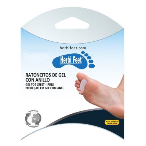 HERBI FEET RATONCITOS DE GEL CON ANILLO TALLA M / PAR