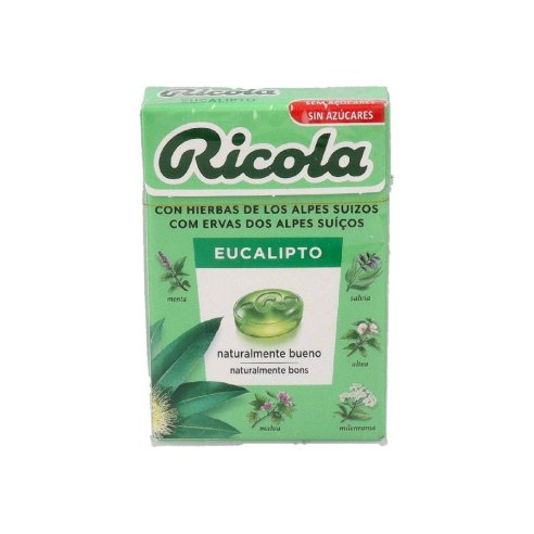 RICOLA CARAMELOS EUCALIPTU S/A 50 G.