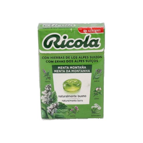 RICOLA CARAMELOS MENTA MONTAÑA S/A 50 GR