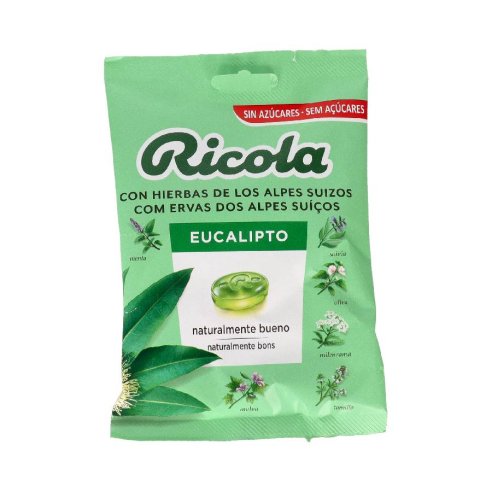 RICOLA CARAMELOS EUCALIPTO S/A 70 GR