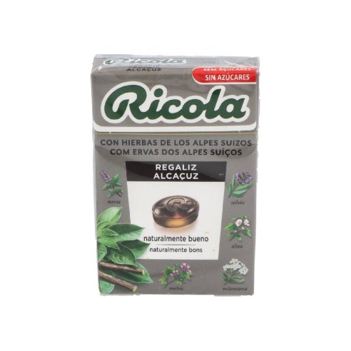 RICOLA CARAMELOS REGALIZ S/A 50 G.