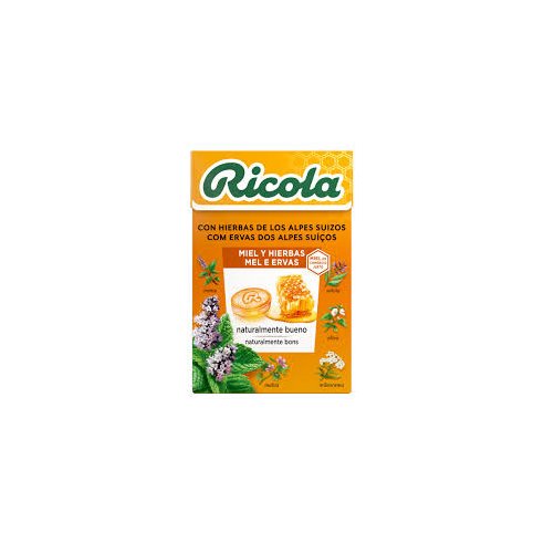 RICOLA CARAMELOS 50 G SABOR MIEL Y HIERBAS